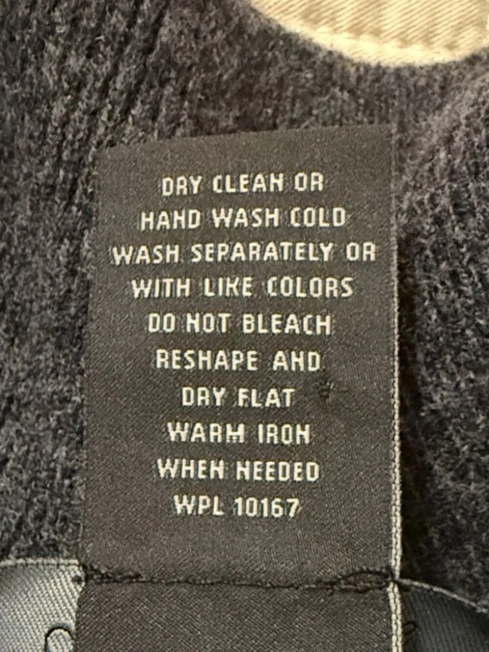 Men's dark gray Full-Zip Sweater. Bloomingdale’s. Large. Wool & cashmere. - Picture 4 of 5